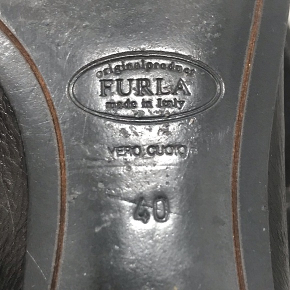 Furla Leather Tall Black Boots - Picture 8 of 8